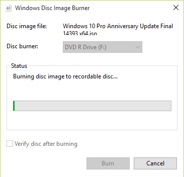 Cara Burning File ISO ke CD DVD Tanpa Software di Windows 10