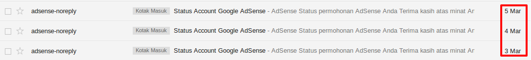 Pengalaman Diterima AdSense Full Approve Non Hosted