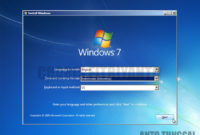 Cara Menginstall Windows 7 Lengkap dengan Gambar