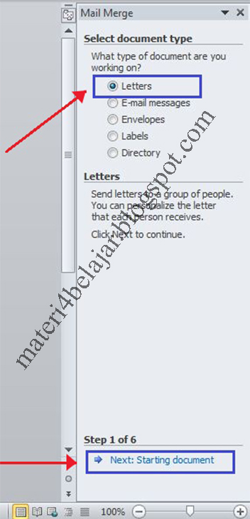 Cara Membuat Mail Merge Pada Ms.Word 2010