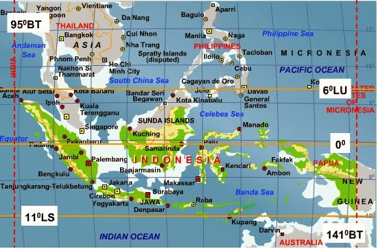 Letak Astronomis dan Letak Geografis Indonesia