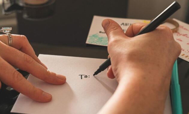 bagaimanakah urutan menulis surat pribadi