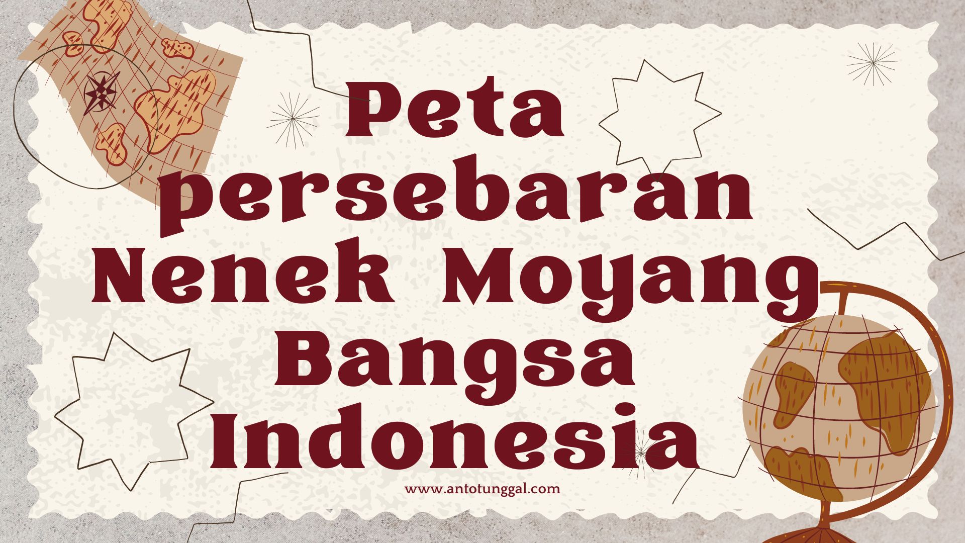 peta persebaran nenek moyang bangsa indonesia